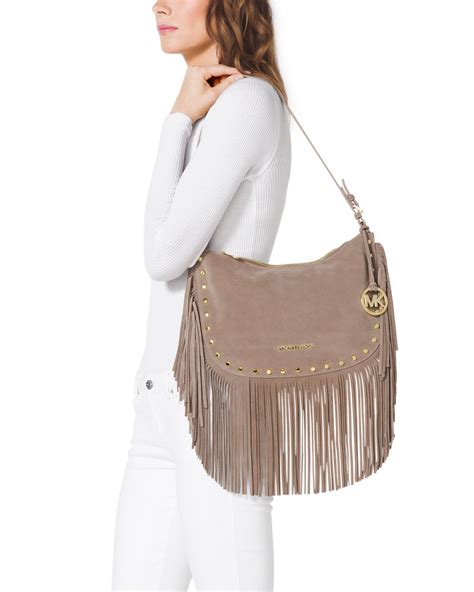 michael kors fringe purse